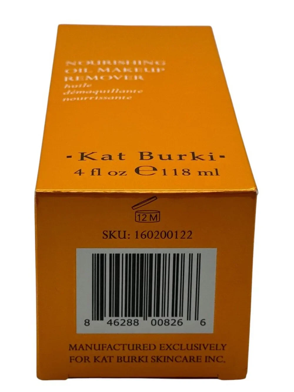 Kat Burki Nourishing Oil Makeup Remover 4 fl oz Cleansing Oil for Face and Eyes